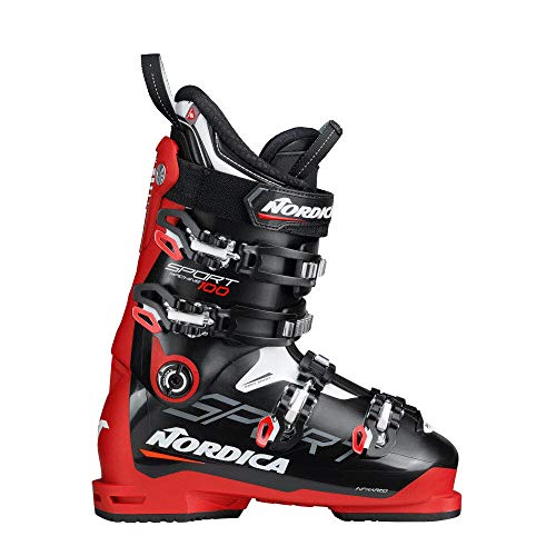 NORDICA SPORTMACHINE 100 Ski Schuh 2022 Black/red/White, 30.5 von Nordica