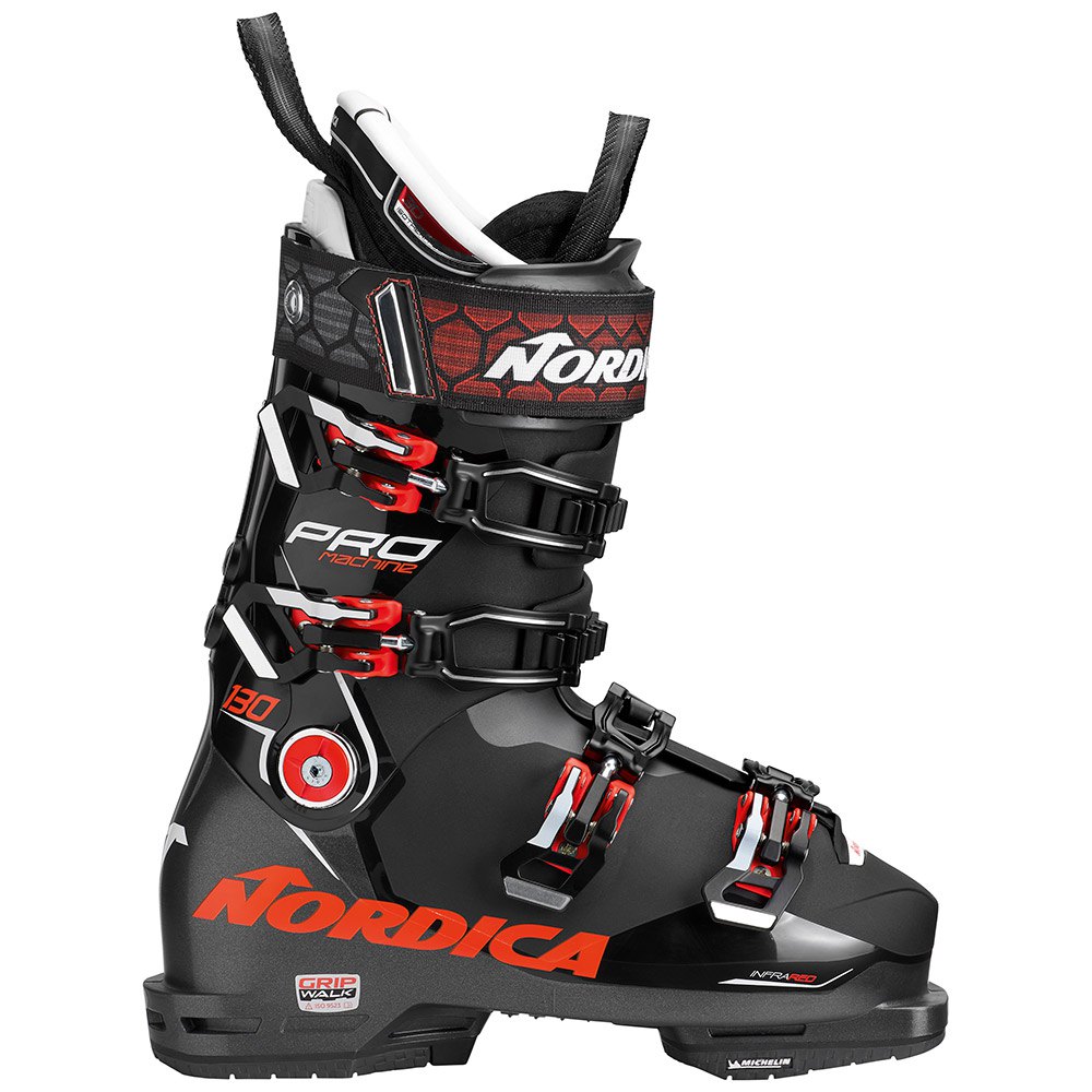 Nordica Pro Machine 130 Gripwalk Alpine Ski Boots Schwarz 30.5 von Nordica