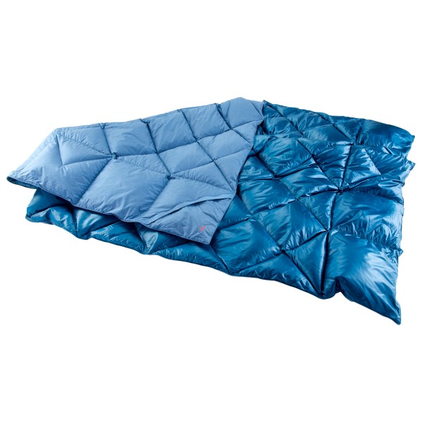 Nordisk - Kiby Packable Down Travel Blanket - Decke Gr 200 x 140 cm blau von Nordisk