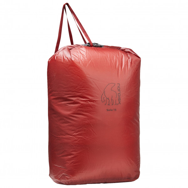 Nordisk - Sola 15 Dry Bag - Tasche Gr 15 l oliv;rot von Nordisk