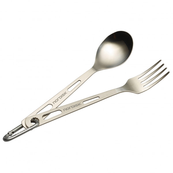 Nordisk - Titanium Cutlery - Besteck-Set grau von Nordisk