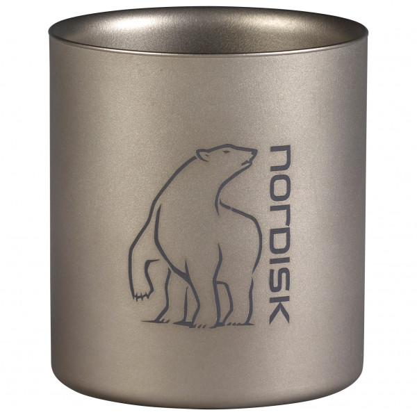 Nordisk - Titanium Mug Double-Wall - Becher Gr 220 ml grau von Nordisk