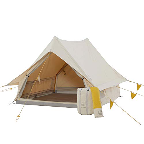 Nordisk Ydun Tech Mini Firstzelt 1-2 Personen Camping Haus Zelt Nylon Baumwolle Mustard von Nordisk
