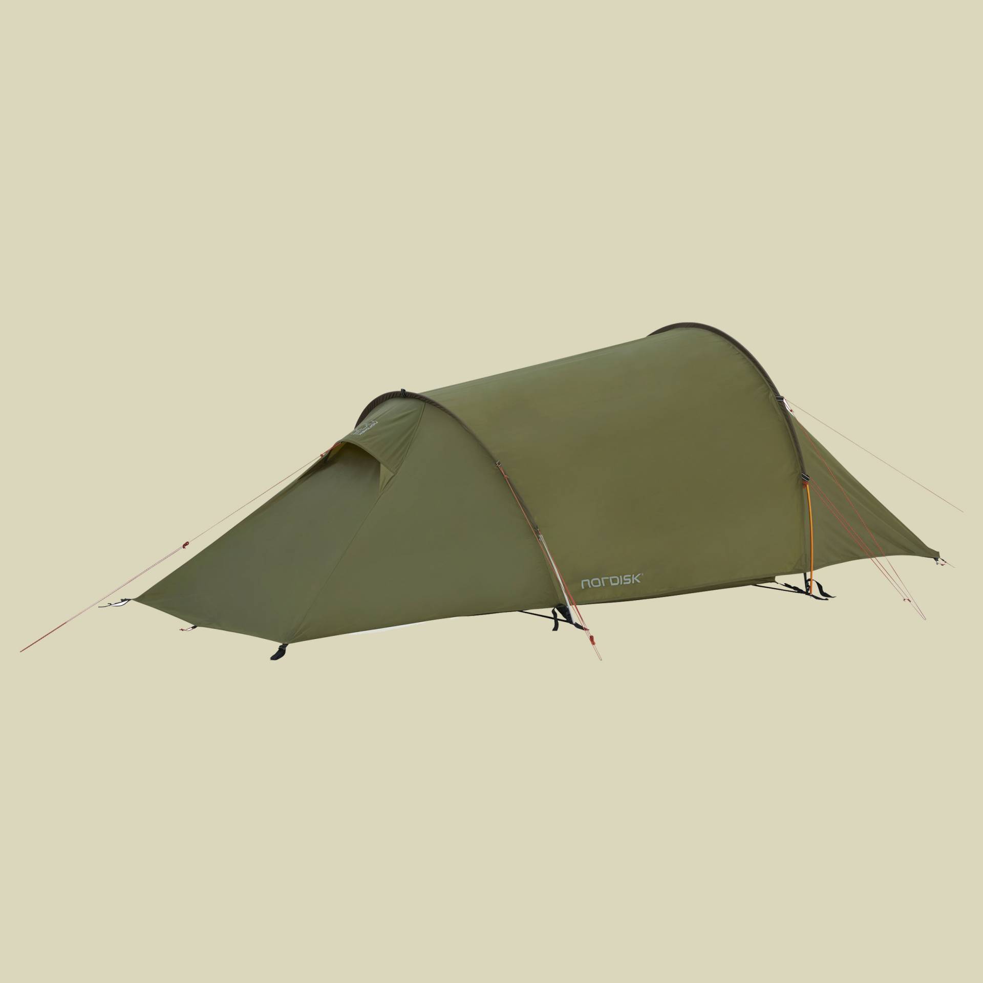 HALLAND 2 PU Tent 2-Personen Zelt Farbe dark olive von Nordisk