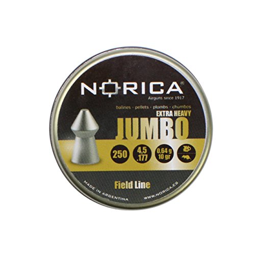 Norica extra heavy Jumbo - Spitzkopf-Diabolos im Kal. 4,5mm glatt - 250 Schuss von NORICA