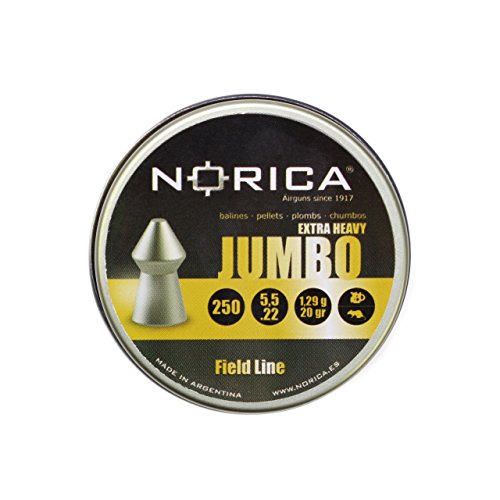 NORICA extra Heavy Jumbo - Spitzkopf-Diabolos im Kal. 5,5mm glatt - 250 Schuss von NORICA