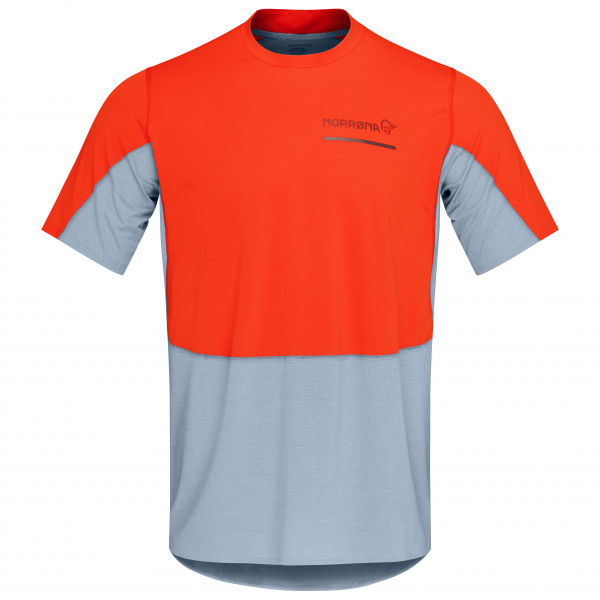 Norrøna - Senja Equaliser Lightweight T-Shirt - Laufshirt Gr L;M;S;XL braun;schwarz von Norrøna