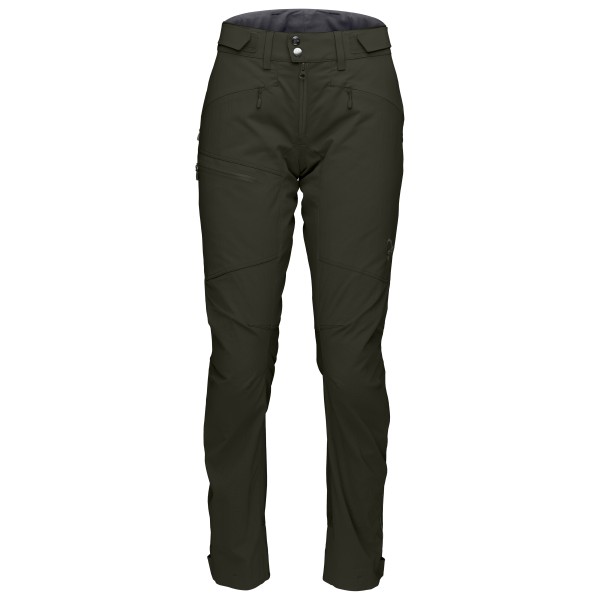 Norrøna - Women's Falketind Flex1 Heavy Duty Pants - Trekkinghose Gr L oliv von Norrøna