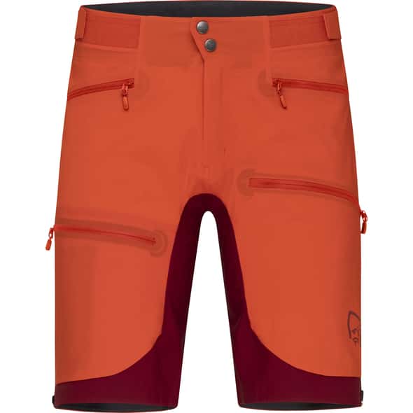 Norröna falketind flex1 tech Shorts M Herren (Orange S ) Hochtourenhosen von Norröna