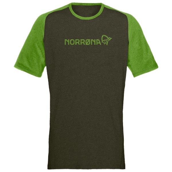 Norrøna - Fjørå Equaliser Lightweight T-Shirt - Radtrikot Gr L;M;XL braun;oliv von Norrøna