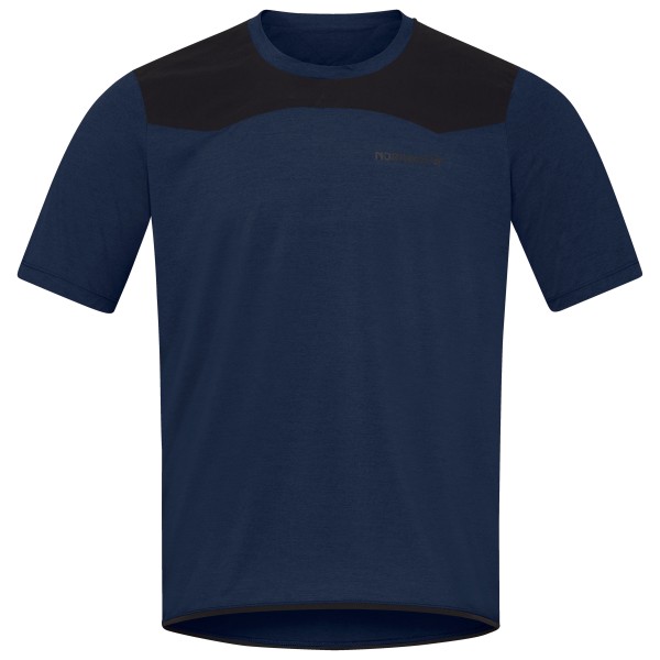 Norrøna - Skibotn Equaliser Tech T-Shirt - Radtrikot Gr XL blau von Norrøna