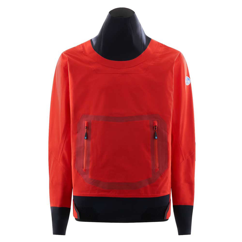 North Sails Performance Inshore Race Smock Jacket Orange L Mann von North Sails Performance
