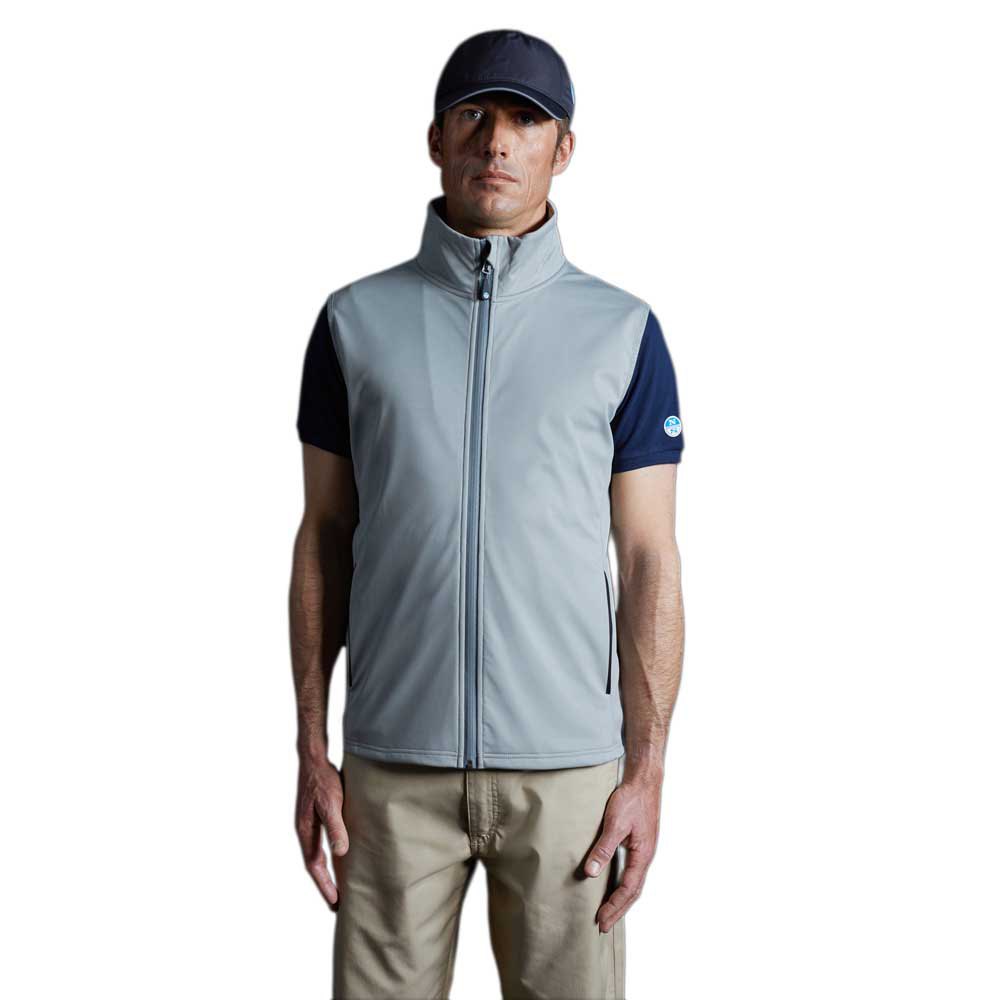 North Sails Performance Race Soft Shell+ Vest Grau 2XL Mann von North Sails Performance