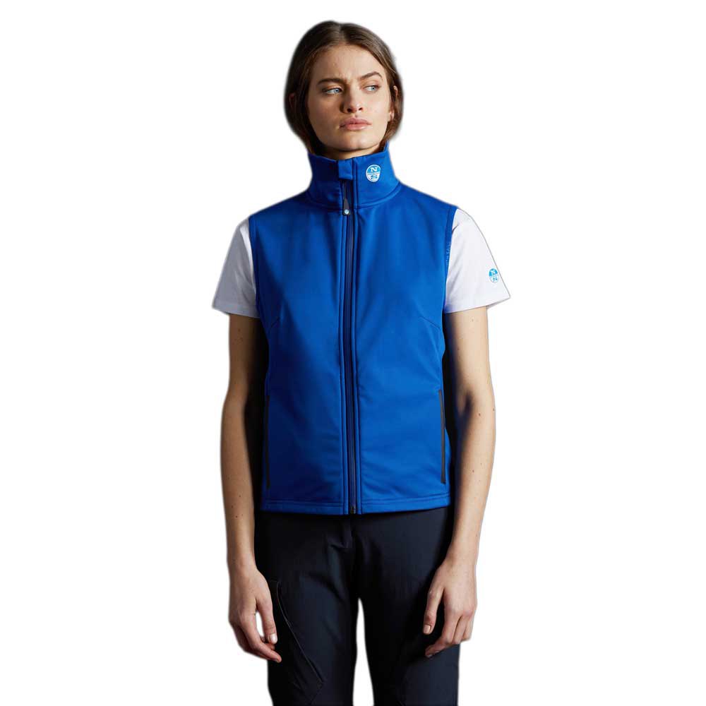 North Sails Performance Race Soft Shell+ Vest Blau L Frau von North Sails Performance