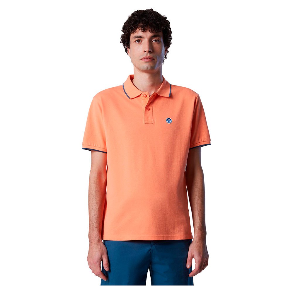 North Sails Graphic 692397 Short Sleeve Polo Orange XL Mann von North Sails