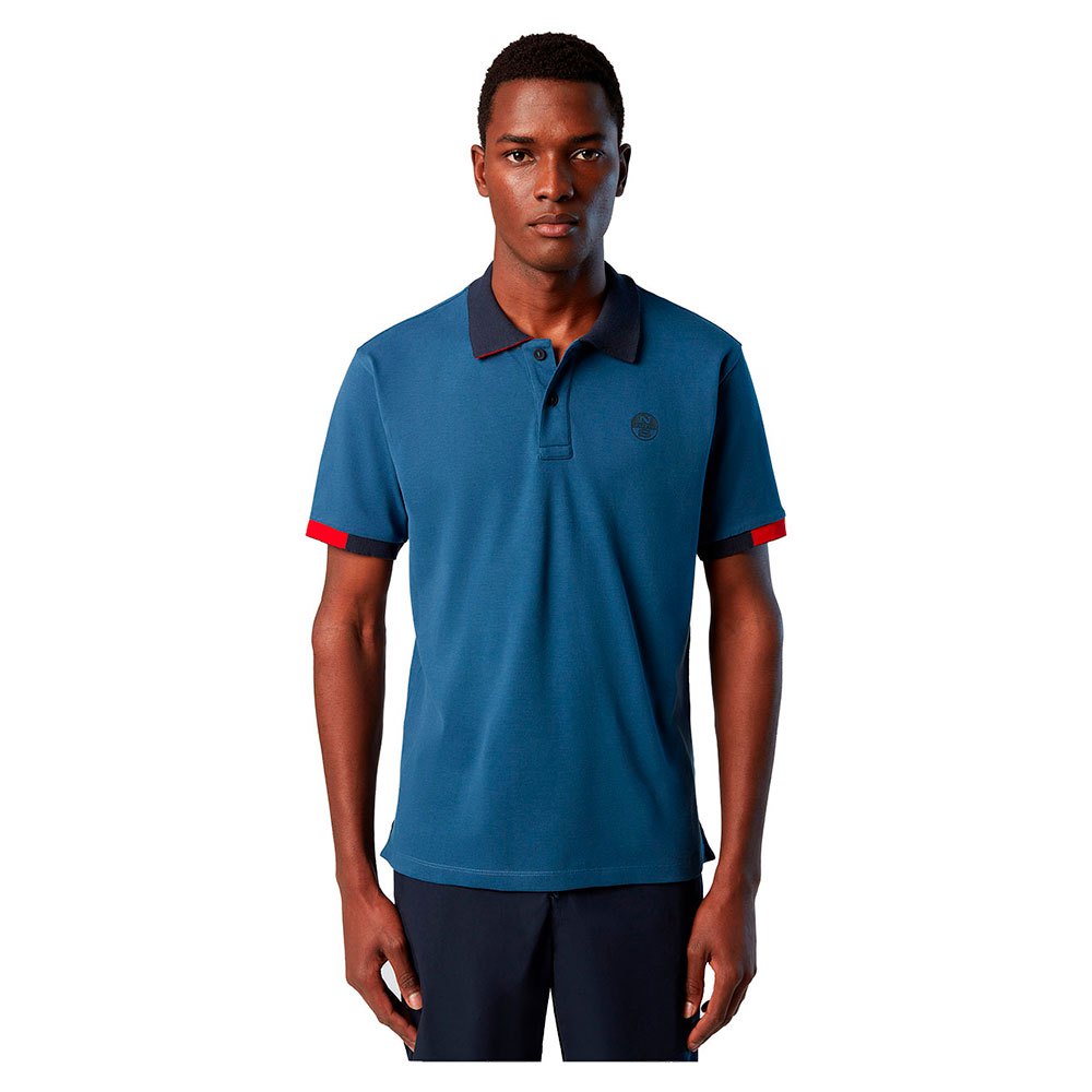 North Sails Graphic 692400 Short Sleeve Polo Blau L Mann von North Sails