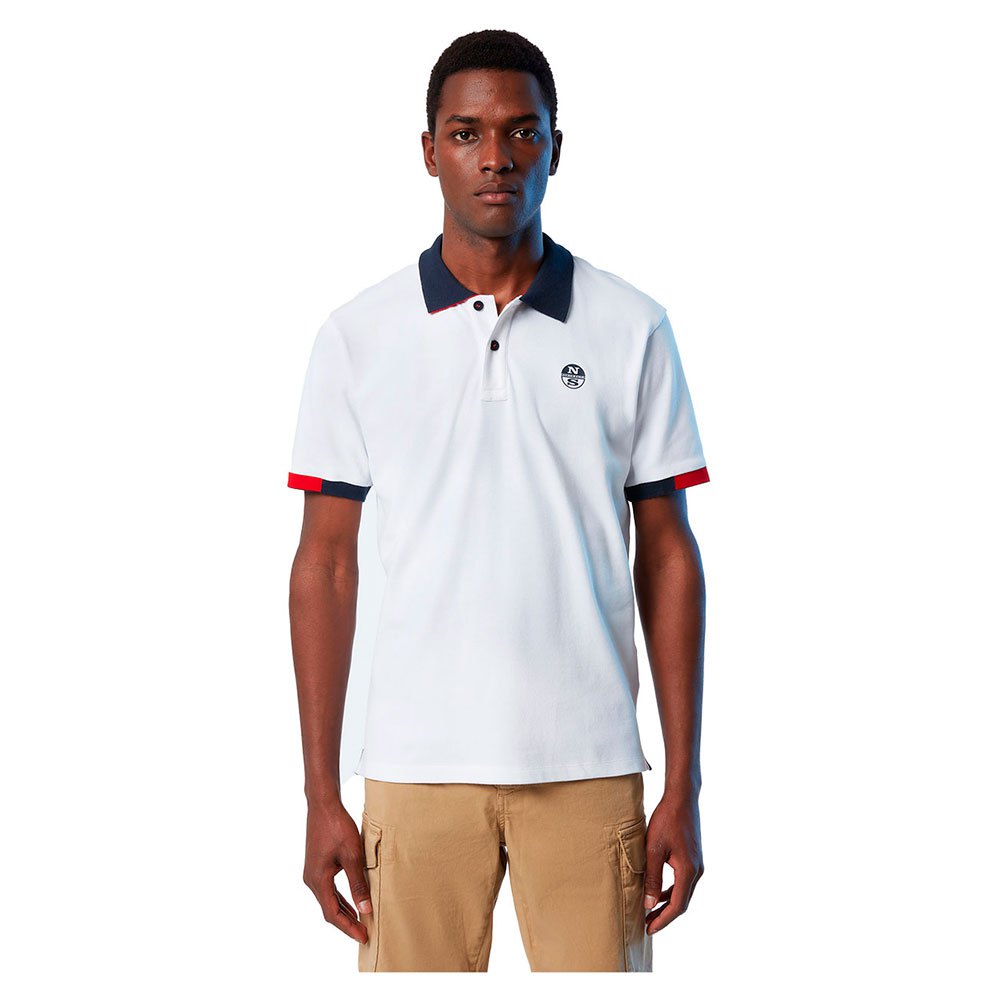 North Sails Graphic 692400 Short Sleeve Polo Weiß 3XL Mann von North Sails