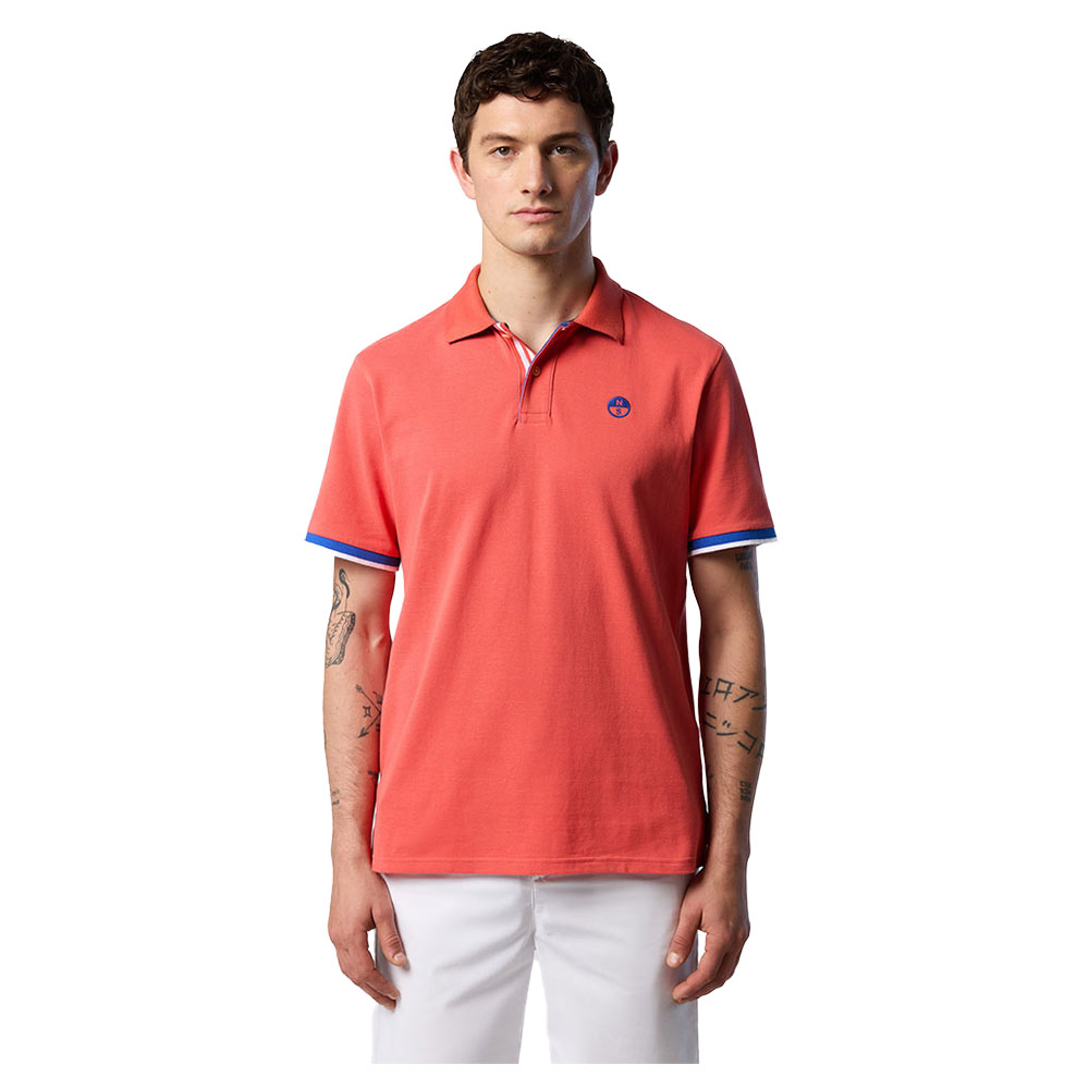 North Sails Graphic 692445 Short Sleeve Polo Orange XL Mann von North Sails