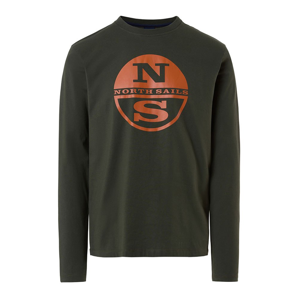 North Sails Graphic Long Sleeve T-shirt Grün XL Mann von North Sails