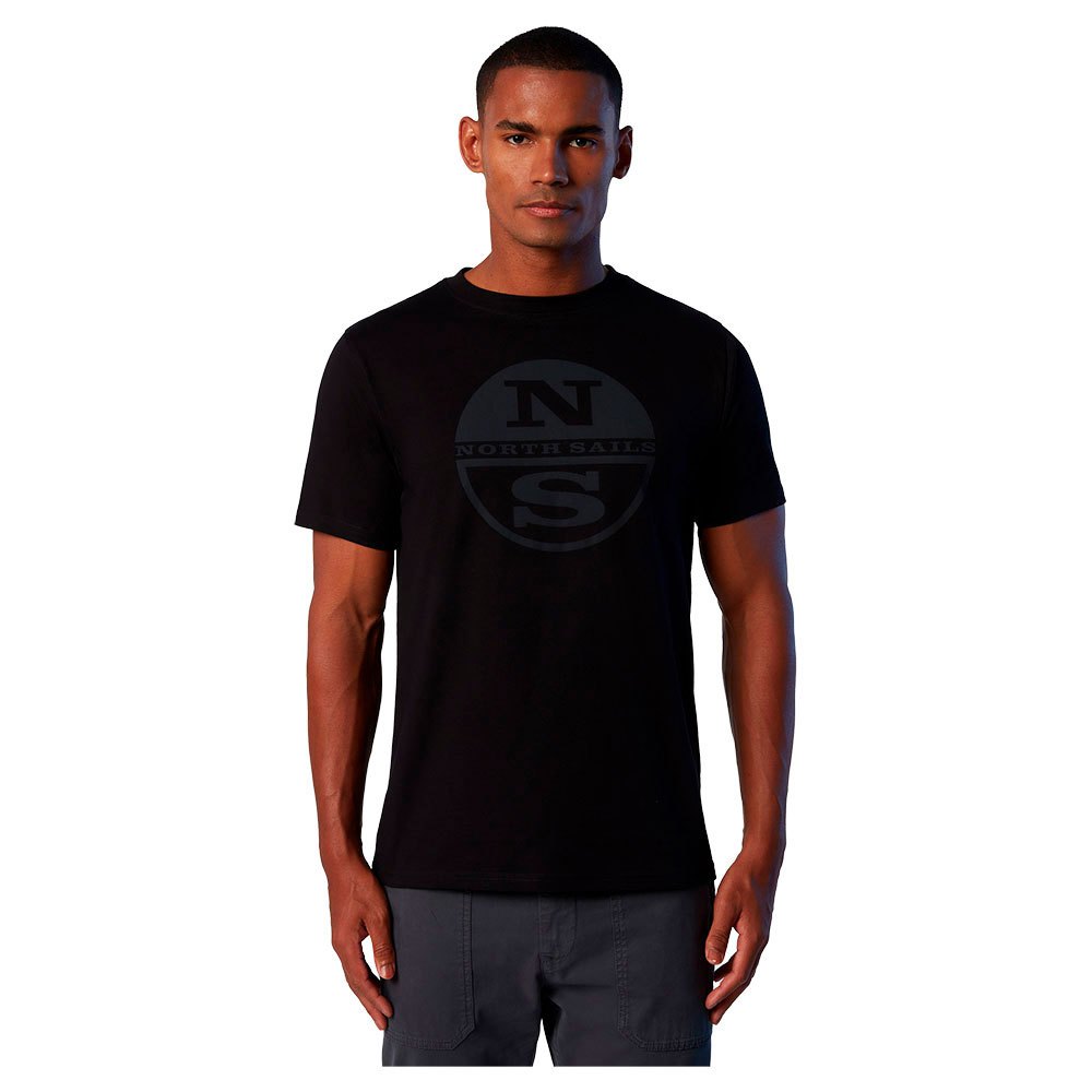North Sails Graphic Short Sleeve T-shirt Schwarz S Mann von North Sails