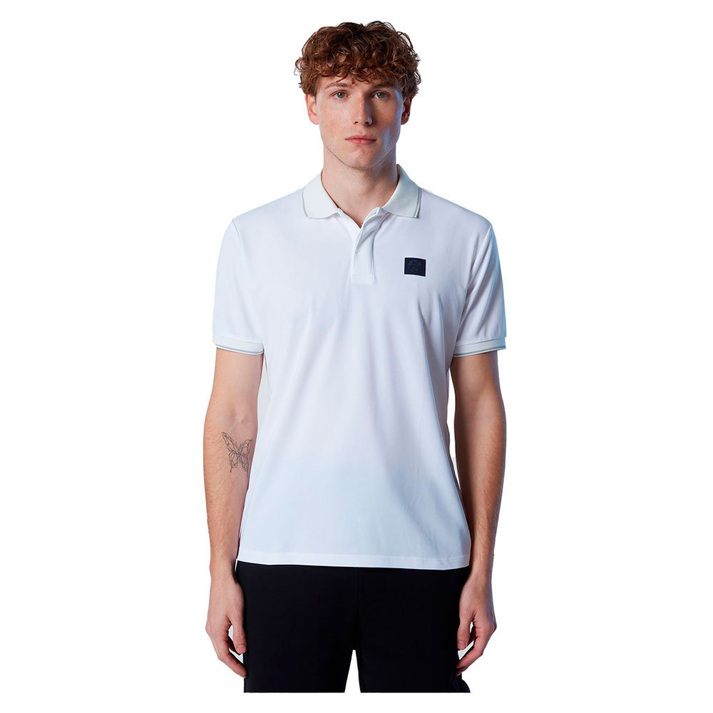 North Sails Logo Short Sleeve Polo Weiß L Mann von North Sails