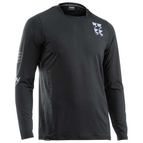 Northwave - Bomb Jersey Long Sleeve - Radtrikot Gr L schwarz von Northwave