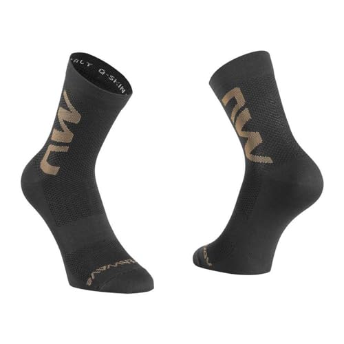 Northwave Extreme Air Mid Fahrrad Socken schwarz/Sandfarben 2025: Größe: M (40-43) von Northwave