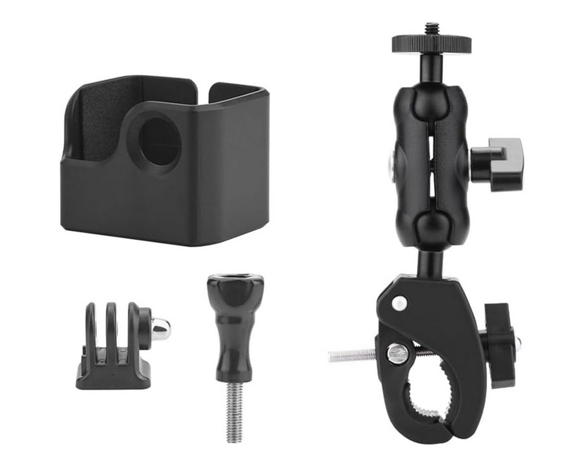 Novzep Kameraklemmenhalterung, Fahrradkamerahalterung mit 1/4-Zoll-Schraube, Kamerastativ (Fahrradkameraklemme für Fahrrad, Motorrad,Gopro, 360° drehbarer Lenker) von Novzep