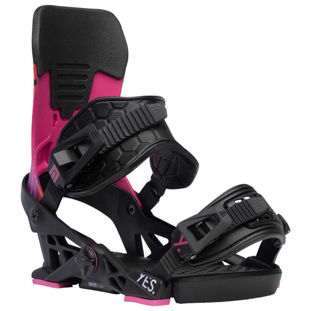Now Yes Collab Snowboard Bindings Rosa L von Now