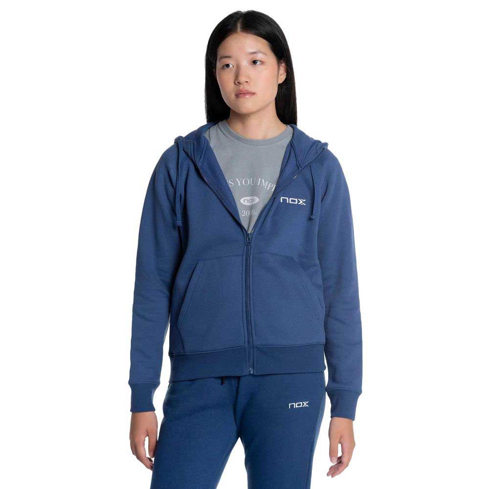 Nox Full Zip Sweatshirt Blau M Frau von Nox