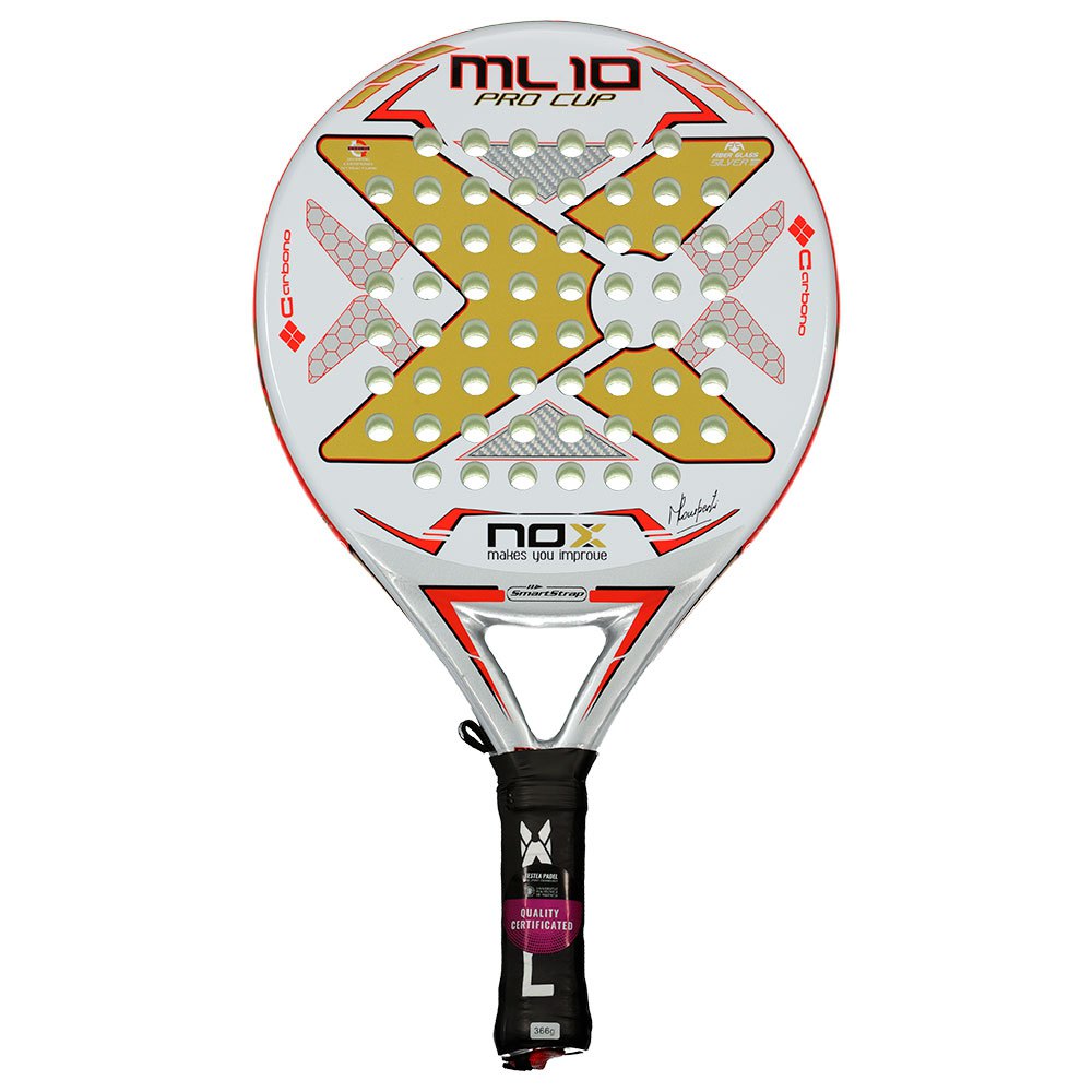 Nox Ml10 Pro Cup 22 Padel Racket Weiß von Nox