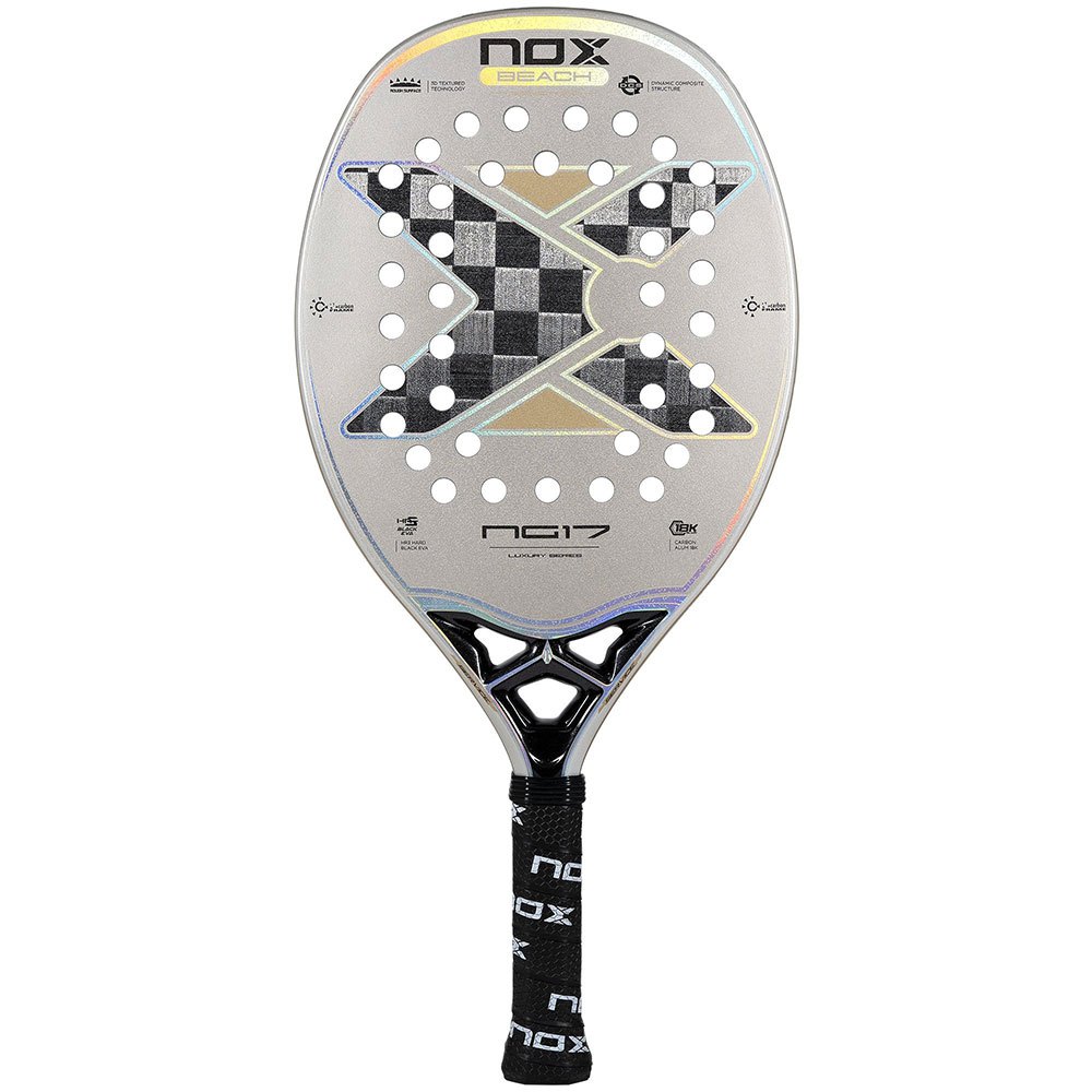 Nox Ng170 By Nicolas Gianotti Beach Tennis Racket 2023 Silber 3355-355 gr von Nox