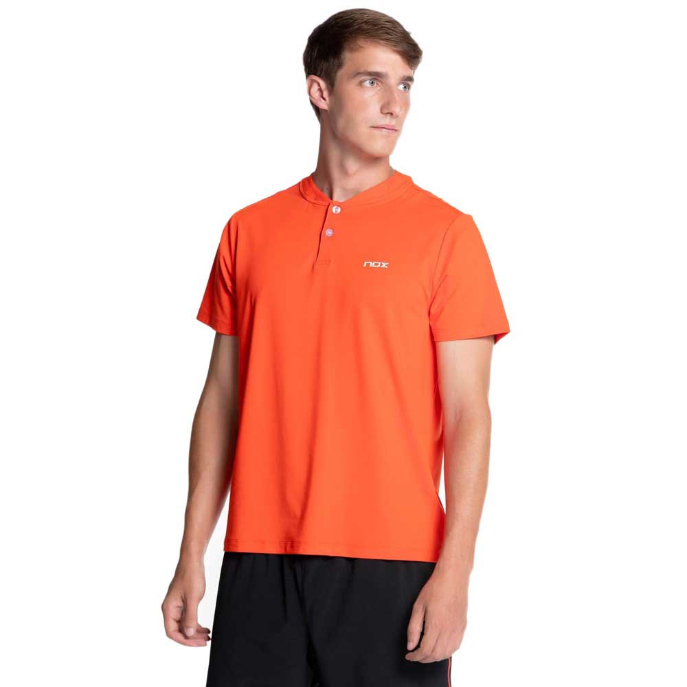 Nox Team Short Sleeve Polo Orange 2XL Mann von Nox