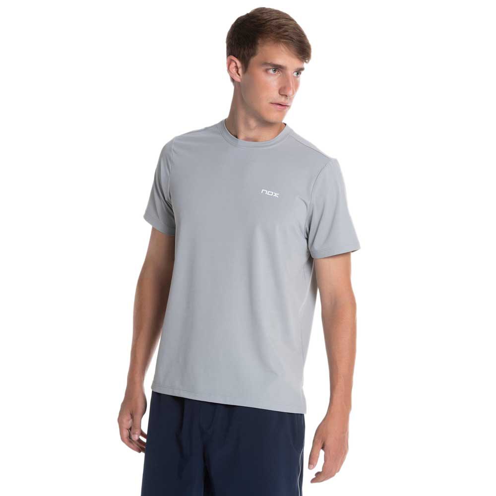 Nox Team Short Sleeve T-shirt Grau 2XL Mann von Nox