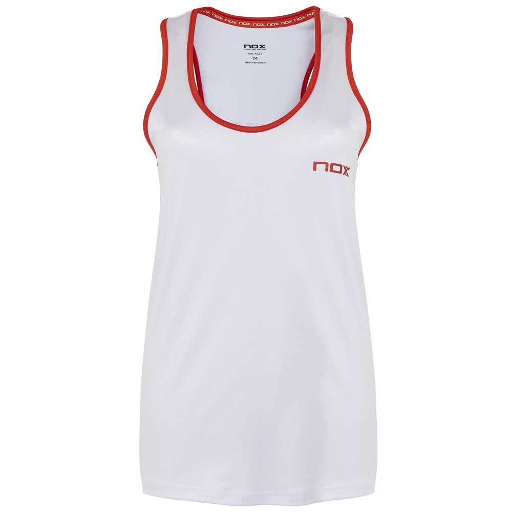 Nox Team Sleeveless T-shirt Weiß XL Frau von Nox