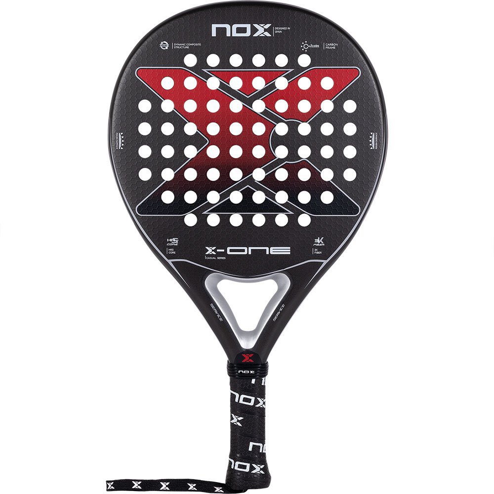 Nox X-one Evo Red Padel Racket Silber von Nox