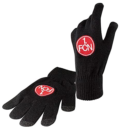 1. FC Nürnberg Smartphonehandschuh schwarz Smartphone Handschuhe Unisex FCN - Plus Lesezeichen Wir lieben Fußball Größe S von Nürnberg FCN