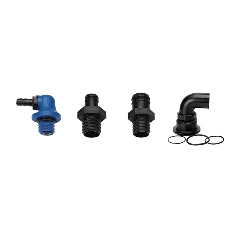 Nuova Rade Ercole Sogliola Set Connectors Elbow 90 Schwarz von Nuova Rade