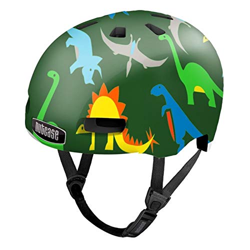 Nutcase Kinder Fahrradhelm Baby Nutty MIPS Gloss, XXS, Dino Mite, BNUTGL-100 von Nutcase