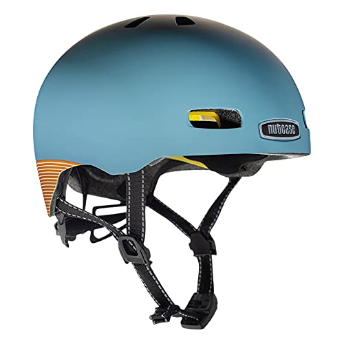 Nutcase Street-Large-Blue Steel Helmets, angegeben, L von Nutcase