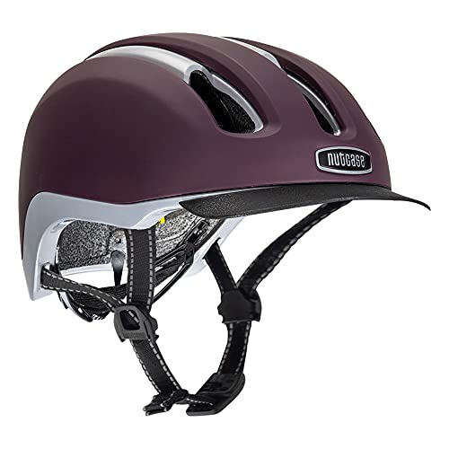 Nutcase VIO Adventure X-Large-Plum Helmets, Pflaumenfarben von Nutcase