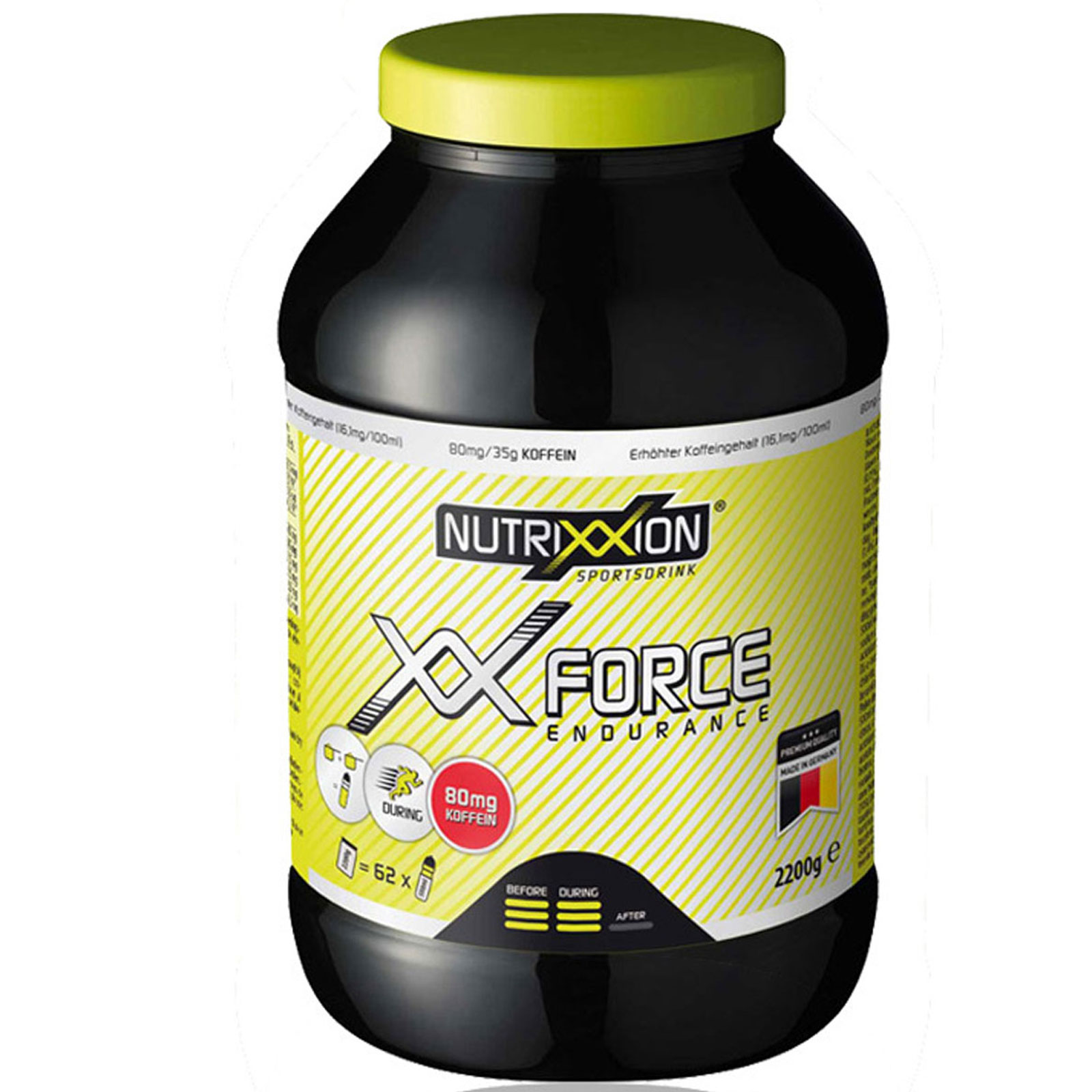 Nutrixxion Energie Drink Endurance XX Force 2,2kg XX Force [80mg Koffein] von Nutrixxion