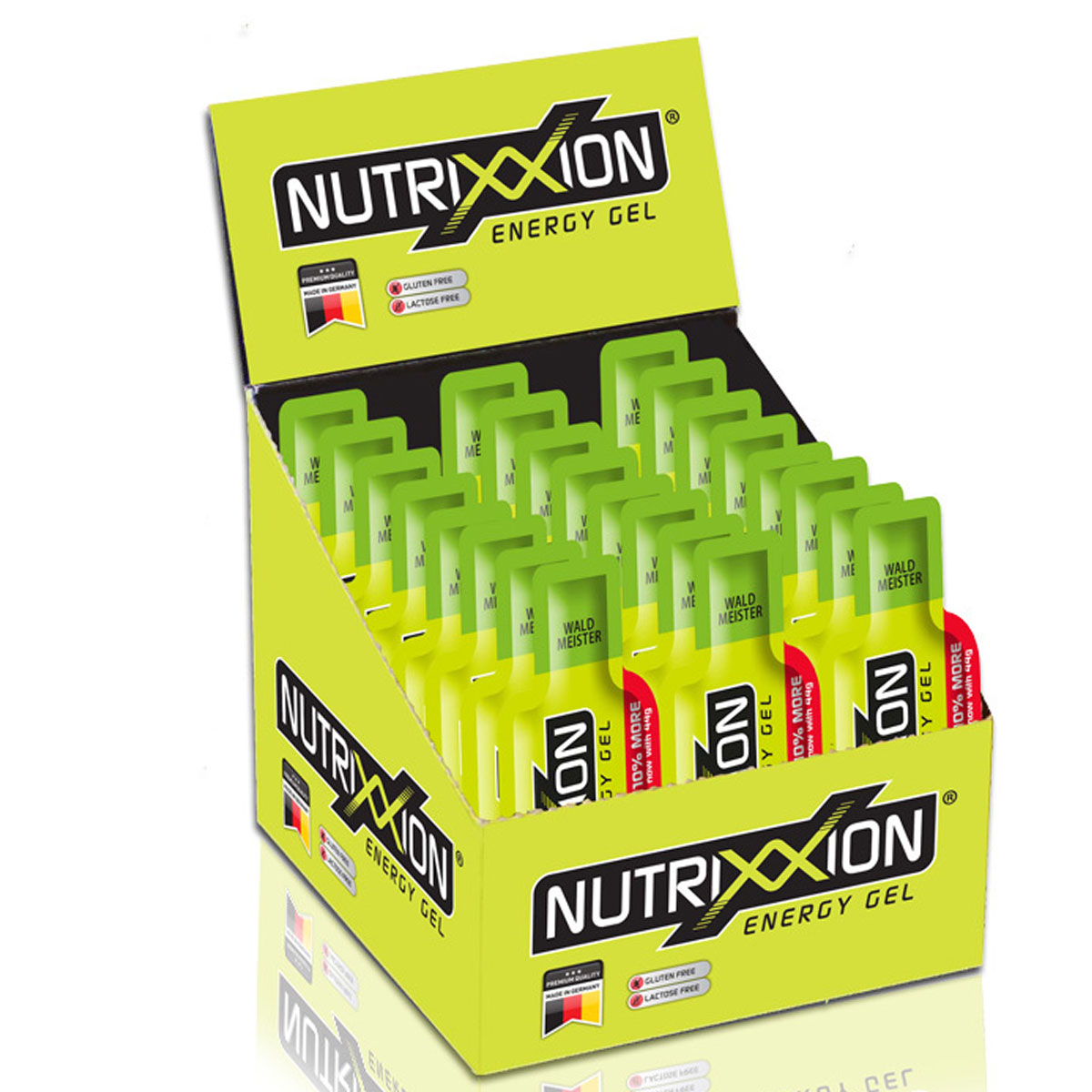 Nutrixxion Energy Gel mit 24 x 44g. Waldmeister von Nutrixxion