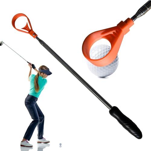 Nybhyjka Golfball-Picker, Golfball-Sammler | Werkzeuge zum Aufheben von Golfbällen, Ball-Retriever - Tragbarer Golf-Putter-Halter, Golfball-Zubehör für Männer und Frauen von Nybhyjka