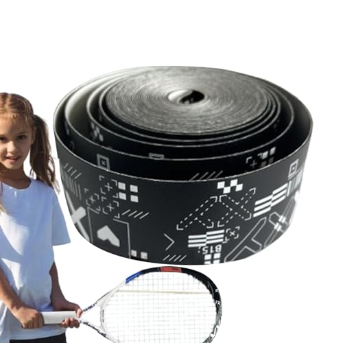 Nybhyjka Tennisschläger-Kopfschutz, Schläger-Kopfschutzband | Wasserdichtes weiches TPU-Tennisband 5 m,Tennisschläger-Zubehör, Badmintonschläger-Schutzaufkleber für Paddel-Tennisschläger von Nybhyjka