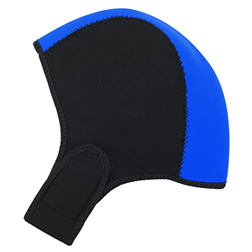 Nyzoxil Neoprenanzug-Kapuze, thermische Schwimm- und Surf-Tauchhaube mit Sonnenschutz und UV-Schutz, schnell trocknend für Männer. Neoprenanzug-Kapuze, thermische Schwimm- und Surf (Schwarz Blau) von Nyzoxil