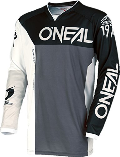 0030A-704 - Oneal Mayhem Lite 2018 Split Motocross Jersey L Black Gray von O'NEAL
