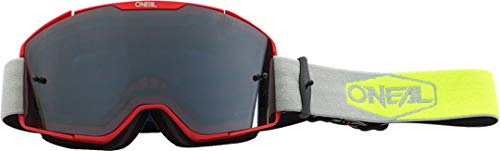 O'NEAL B20 Plain Goggle MX DH Brille rot/gelb/grau Oneal von O'NEAL