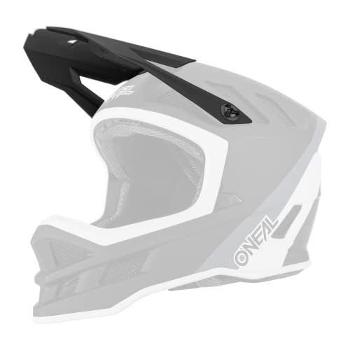 O'NEAL | Ersatzschirm Fahrrad-Helm | Mountainbike MTB | Ersatzschirm für den Blade Helmet Hyperlite Charger V.22 | Visor Blade Helmet Hyperlite Charger V.22 | Erwachsene | Schwarz Weiß von O'NEAL