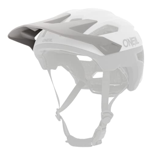 O'NEAL | Ersatzschirm Fahrradhelm | MTB All-Mountain | Ersatzteil für den Trailfinder Helm Split | Spare Visor Trailfinder Helmet Split | Erwachsene | Grau | One Size von O'NEAL